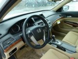2012 Honda Accord EX V6 Sedan Ivory Interior