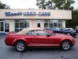 2005 Redfire Metallic Ford Mustang V6 Premium Convertible #54509286