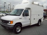 2006 Oxford White Ford E Series Cutaway E350 Commercial Utility Truck #54538876