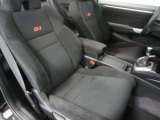 2007 Honda Civic Si Coupe Black Interior