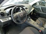 2012 Mazda MAZDA3 i Sport 4 Door Black Interior