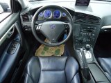 2004 Volvo S60 R AWD Nordkap Black/Blue R Metallic Interior