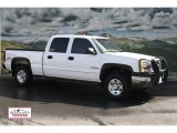 2003 Summit White Chevrolet Silverado 1500 LS Crew Cab 4x4 #54538543