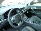 2011 Lexus CT 200h Hybrid Premium Black Interior