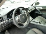 2011 Lexus CT 200h Hybrid Premium Black Interior