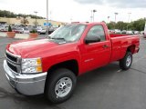 2012 Chevrolet Silverado 2500HD Work Truck Regular Cab 4x4 Front 3/4 View