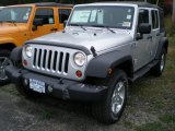 2012 Bright Silver Metallic Jeep Wrangler Unlimited Sport S 4x4 #54577313