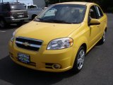 2011 Summer Yellow Chevrolet Aveo LT Sedan #54577282