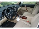 2012 Toyota Highlander Limited 4WD Sand Beige Interior