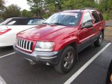 Inferno Red Pearl Jeep Grand Cherokee in 2004