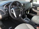 2012 Chrysler 200 Touring Sedan Black/Light Frost Interior