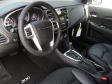 2012 Chrysler 200 Limited Sedan Black Interior