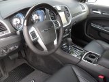 2012 Chrysler 300 C Black Interior