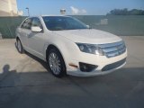 2012 White Suede Ford Fusion Hybrid #54577557