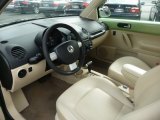 2001 Volkswagen New Beetle GLS Coupe Cream Interior