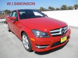 2012 Mars Red Mercedes-Benz C 250 Coupe #54577489