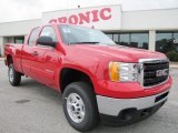 2011 Fire Red GMC Sierra 2500HD SLE Extended Cab 4x4 #54630610