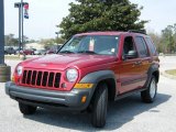 2006 Inferno Red Pearl Jeep Liberty Sport #5434303