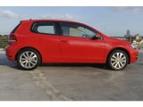 Tornado Red Volkswagen Golf in 2012