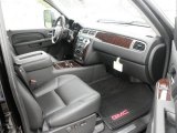 2012 GMC Sierra 3500HD Denali Crew Cab 4x4 Dually Ebony Interior