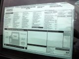 2012 GMC Sierra 3500HD Denali Crew Cab 4x4 Dually Window Sticker