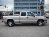 2004 Silver Birch Metallic Chevrolet Silverado 1500 Z71 Extended Cab 4x4 #54630553