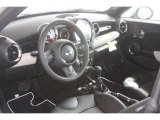 2012 Mini Cooper Coupe Punch Carbon Black Leather Interior