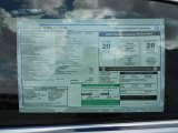 2012 Volkswagen Passat V6 SEL Window Sticker