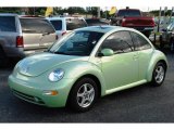 2002 Cyber Green Metallic Volkswagen New Beetle GLS Coupe #54630829