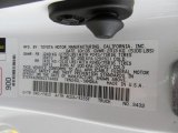 2006 Tacoma Color Code for Super White - Color Code: 040