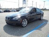 Jet Black BMW 5 Series in 2010