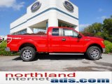 2011 Race Red Ford F150 XLT SuperCab 4x4 #54630417