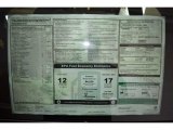 2012 BMW X5 M  Window Sticker