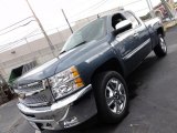 2012 Blue Granite Metallic Chevrolet Silverado 1500 LT Extended Cab 4x4 #54630648