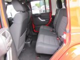 2012 Jeep Wrangler Unlimited Sahara 4x4 Black Interior
