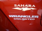 2009 Jeep Wrangler Unlimited Sahara 4x4 Marks and Logos