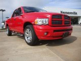 Flame Red Dodge Ram 1500 in 2005
