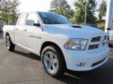 Bright White Dodge Ram 1500 in 2012