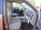 2012 Dodge Ram 3500 HD Big Horn Crew Cab Dually Light Pebble Beige/Bark Brown Interior