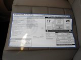 2012 Volkswagen Routan SEL Window Sticker