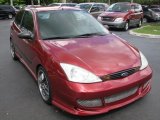 2002 Sangria Red Metallic Ford Focus ZX3 Coupe #54684330