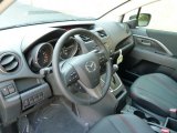 2012 Mazda MAZDA5 Grand Touring Black Interior
