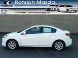 2012 Crystal White Pearl Mica Mazda MAZDA3 i Sport 4 Door #54683731