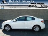 2012 Crystal White Pearl Mica Mazda MAZDA3 i Sport 4 Door #54683730
