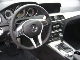 2012 Mercedes-Benz C 250 Coupe Black Interior