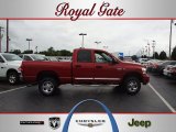 2009 Inferno Red Crystal Pearl Dodge Ram 2500 Laramie Quad Cab 4x4 #54683674