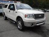 2007 White Sand Tri-Coat Ford F150 Lariat SuperCab 4x4 #54683663