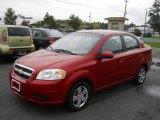 2010 Sport Red Chevrolet Aveo LT Sedan #54684267
