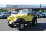 2006 Solar Yellow Jeep Wrangler Sport 4x4 #54683970