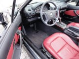 1998 BMW Z3 2.8 Roadster Red Interior